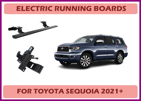 Toyota Sequoia 공장 파워 전동 러닝 보드는 퀵 릴리스 및 터치 감지 기능이 있습니다.